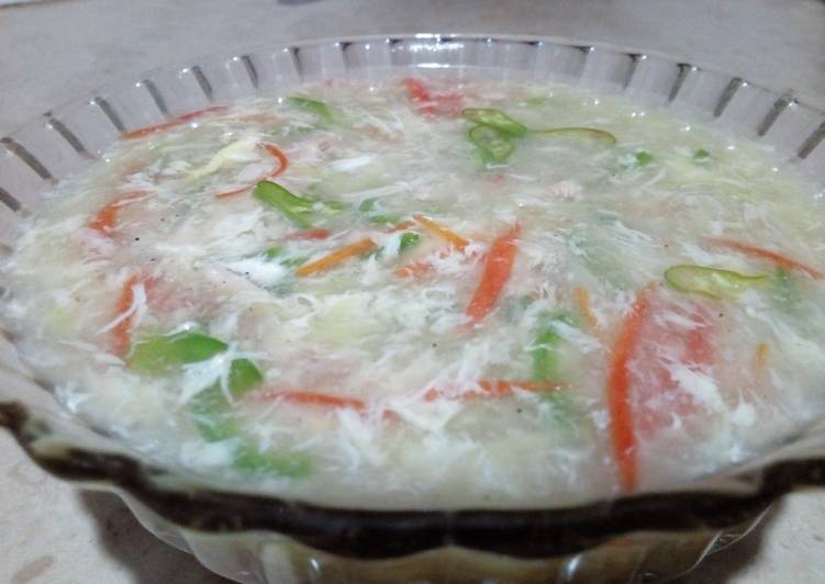 Recipe of Speedy Chicken and vegetable soup