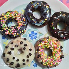 A picture of Chocolate Colouful DONUTS.