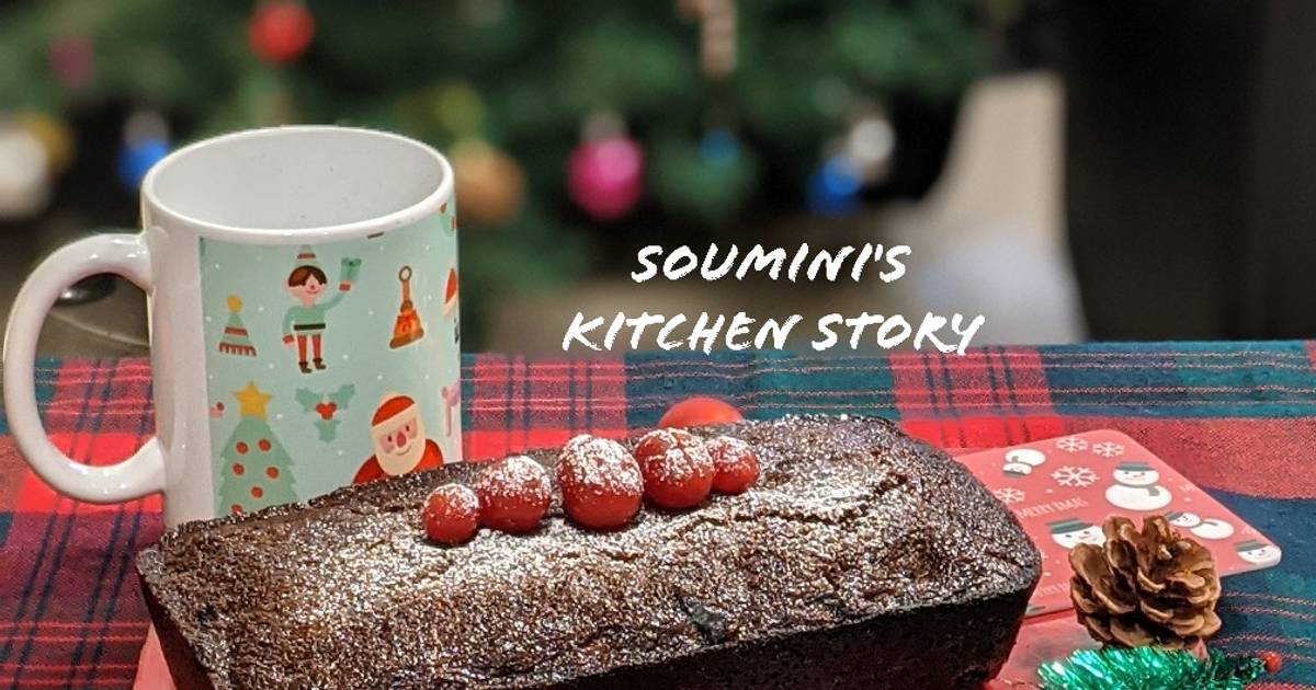 EGGLESS Chocolate Plum Cake Recipe by Soumini Bhattacherjee - Cookpad