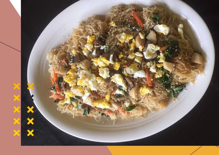 Proses memasak JAPCHAE ala Mama Anti Gagal