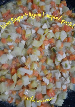 Foto resep Isian Sayur+Ayam Lumpia/ Pastel