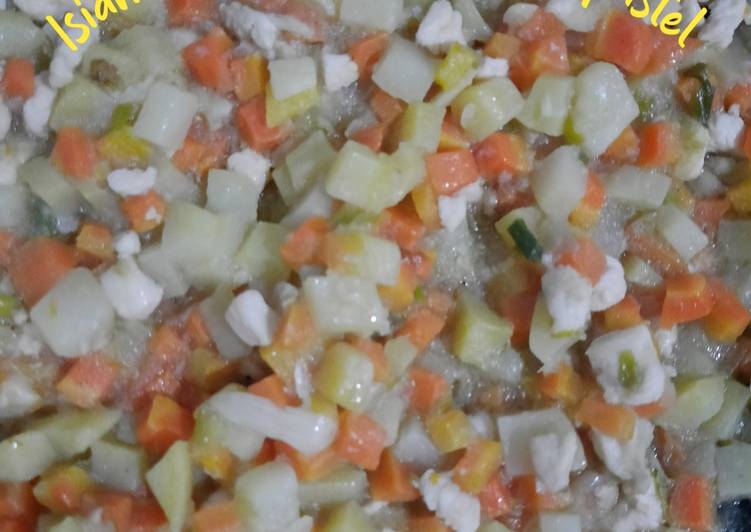 Cara Gampang Menyiapkan Isian Sayur+Ayam Lumpia/ Pastel, Menggugah Selera