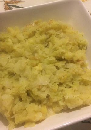Foto di Verza e patate strascinate in padella