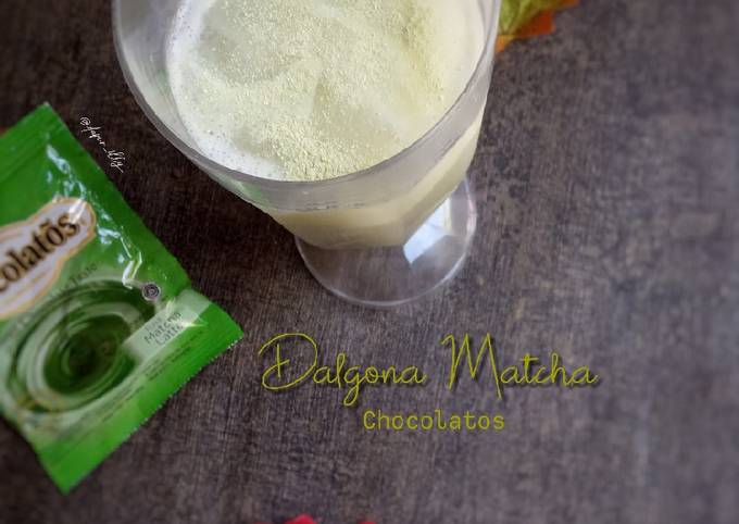Resep Dalgona Matcha Chocolatos Anti Gagal