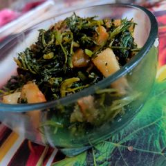 A picture of Aloo methi bhaji.