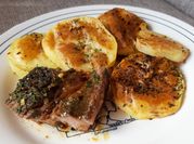 Una foto de asado al horno