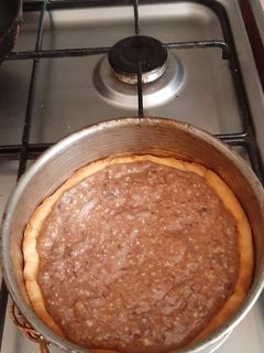 Körtés csokis pite recept fotója