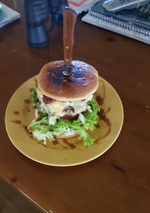 Φωτογραφία της συνταγής Το burger της καραντίνας!!