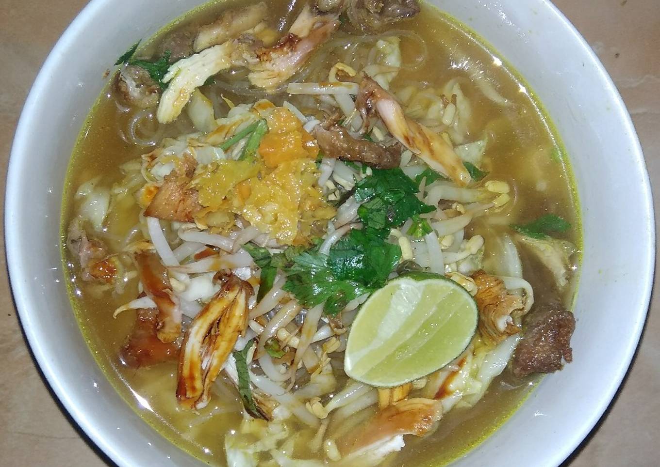 Soto Ayam Bening Praktis