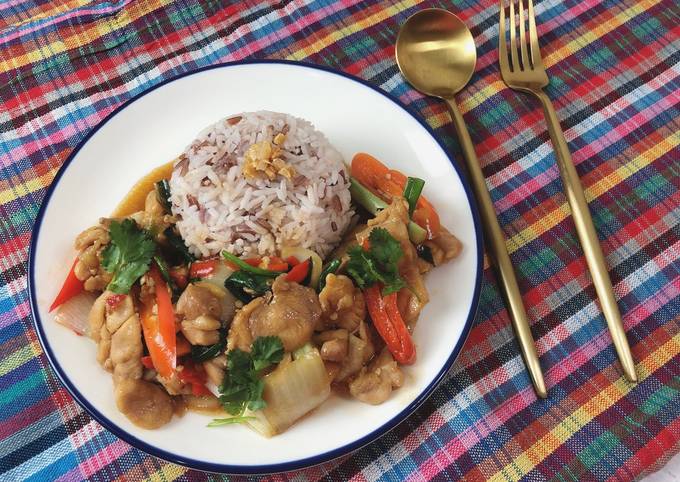 π§π½βπ³π§πΌβπ³Chicken Oyster Sauce Recipe β’ Thai Style β’ Gai Phad Nam Mon Hoi |ThaiChef Food