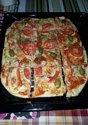 Una foto de Pizza casera
