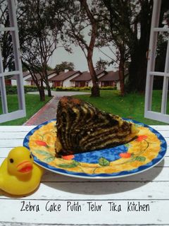 Foto resep Zebra Cake Putih Telur