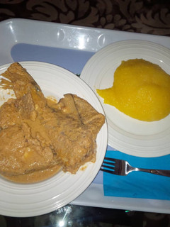 A picture of Egusi pepper soup.