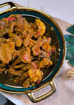 Foto resep Oseng kambing kecap pedas