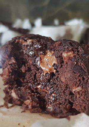 Une photo de 54• 🧁Muffins «Healthy» Choco-Noisette Haricots rouges 🍫