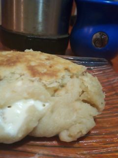 Una foto de Pancito relleno, con polvo de hornear, hecho en la essen