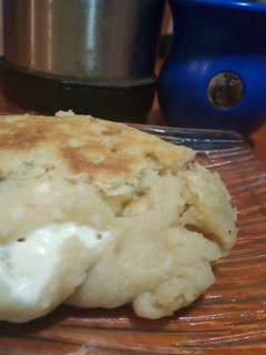 Una foto de Pancito relleno, con polvo de hornear, hecho en la essen