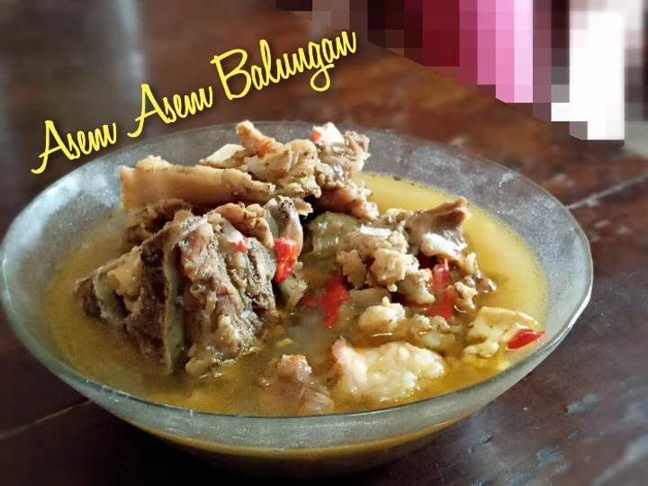 Cara Mudah Menyiapkan Resep Asem Asem Balungan Sapi Anti Ribet, Menggugah Selera