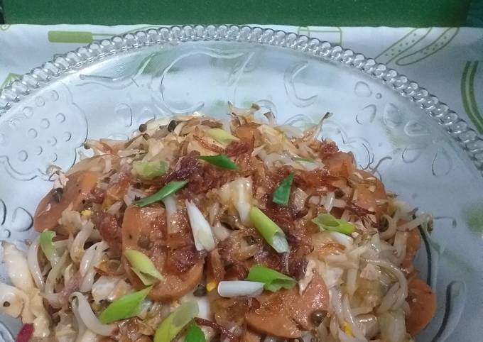 Resep Orak Arik Tts Telur Toge Sosis Saus Teriyaki Oleh Fitria Kitchen