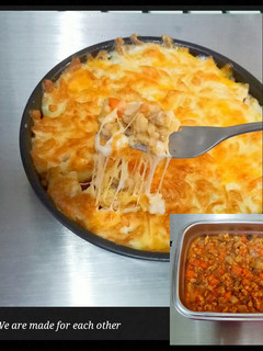 減醣也能吃肉類-義大利肉醬焗烤飯 的食譜成品照片