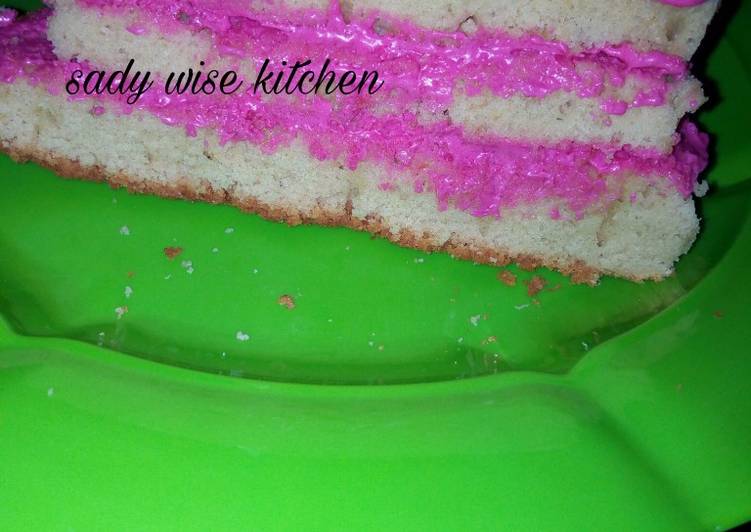 Easiest Way to Make Homemade Simple Sponge Cake | This is Recipe So Yummy You Must Try Now !!