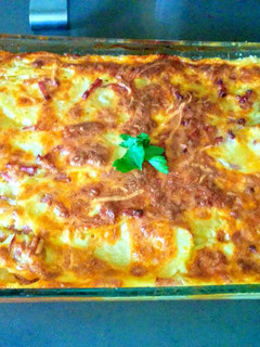 Una foto de Lasaña de patatas sin pasta