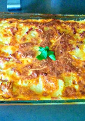 Una foto de Lasaña de patatas sin pasta