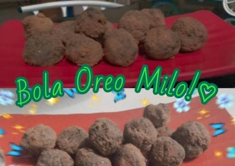 BOLA OREO MILO,3 BAHAN!