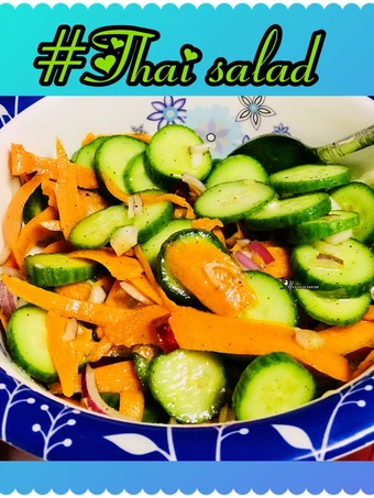 Simple Way Make Recipe Chopped veggies Thai salad that is So Delicious, Really Delicious}
