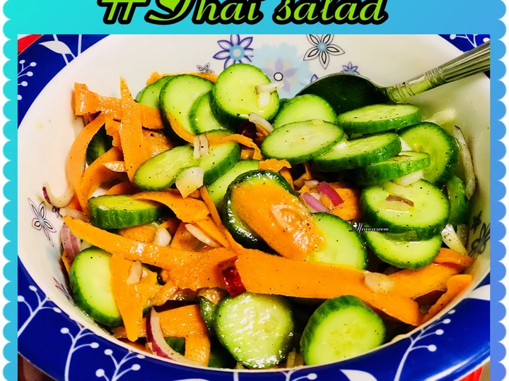 Simple Way Make Recipe Chopped veggies Thai salad that is So Delicious, Really Delicious}