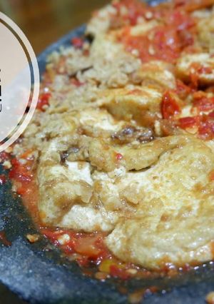 Foto resep Sambal Bawang Penyet Tahu