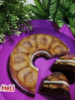 Foto resep Puding biskuit kelapa