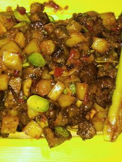 Foto resep Sambel goreng kentang ati ampela pete