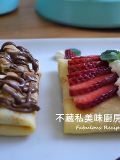 法式可麗餅 Crêpe 的食譜成品照片