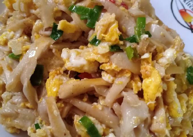 Standar Cara praktis memasak Tumis jamur tiram telur orak arik simple dijamin nagih banget