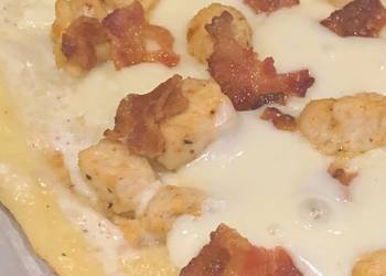 Ultimate Serving Recipe Keto Chicken Bacon Ranch Pizza Delicious Perfect