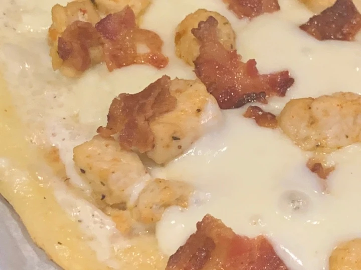 Easy Way Make Recipe Keto Chicken Bacon Ranch Pizza that is Can Pamper Your Tongue, Really Delicious}