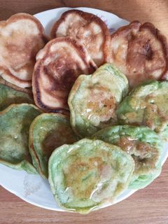 Фото Яблочные оладушки.