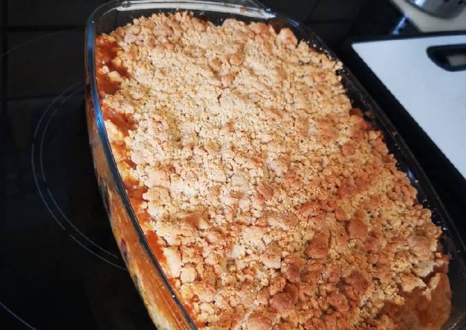 Crumble de légumes d'été