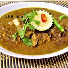 A picture of Mangalorean mutton curry.