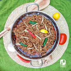 A picture of Lahori Qeema Karahi 😋🥘.