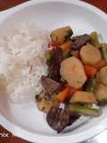 H249. Tumis Ati Ayam dan Sayuran Bumbu Ngohiong (14 month+)