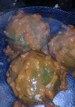 Una foto de Zapallitos negros rellenos