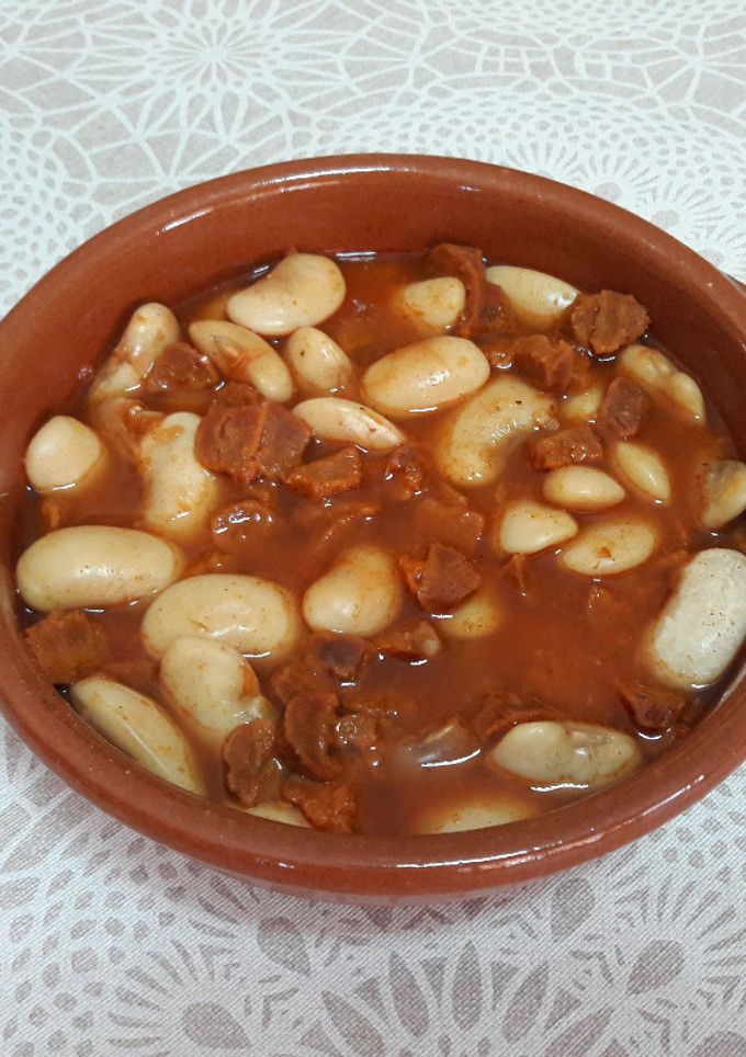 Una foto de 🇪🇸 Fabada "asturiana española" sin gluten y vegana 🍲