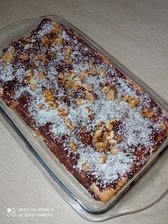 عکسی از دستور کیک یخچالی