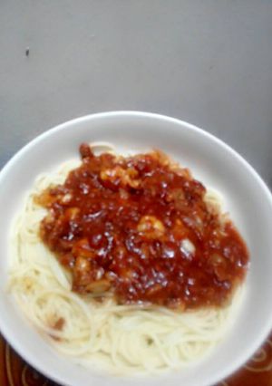 Foto resep Spaghetti Blogones rumahan