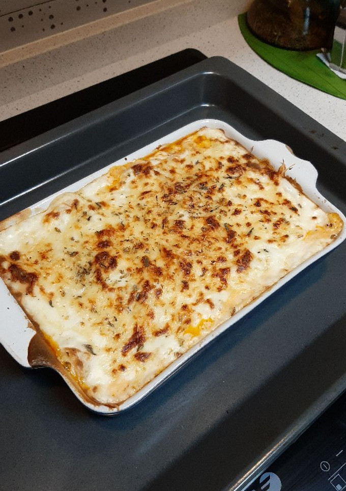 Una foto de Lasaña para chuparse los dedos