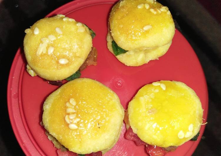 Nastar Lumer Berbentuk Burger