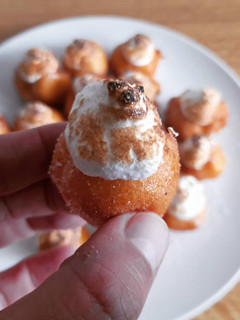 Una foto de Buñuelos Lemon pie ¡sin gluten!