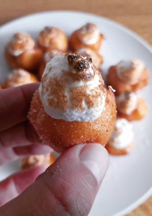 Foto principal de Buñuelos Lemon pie ¡sin gluten!